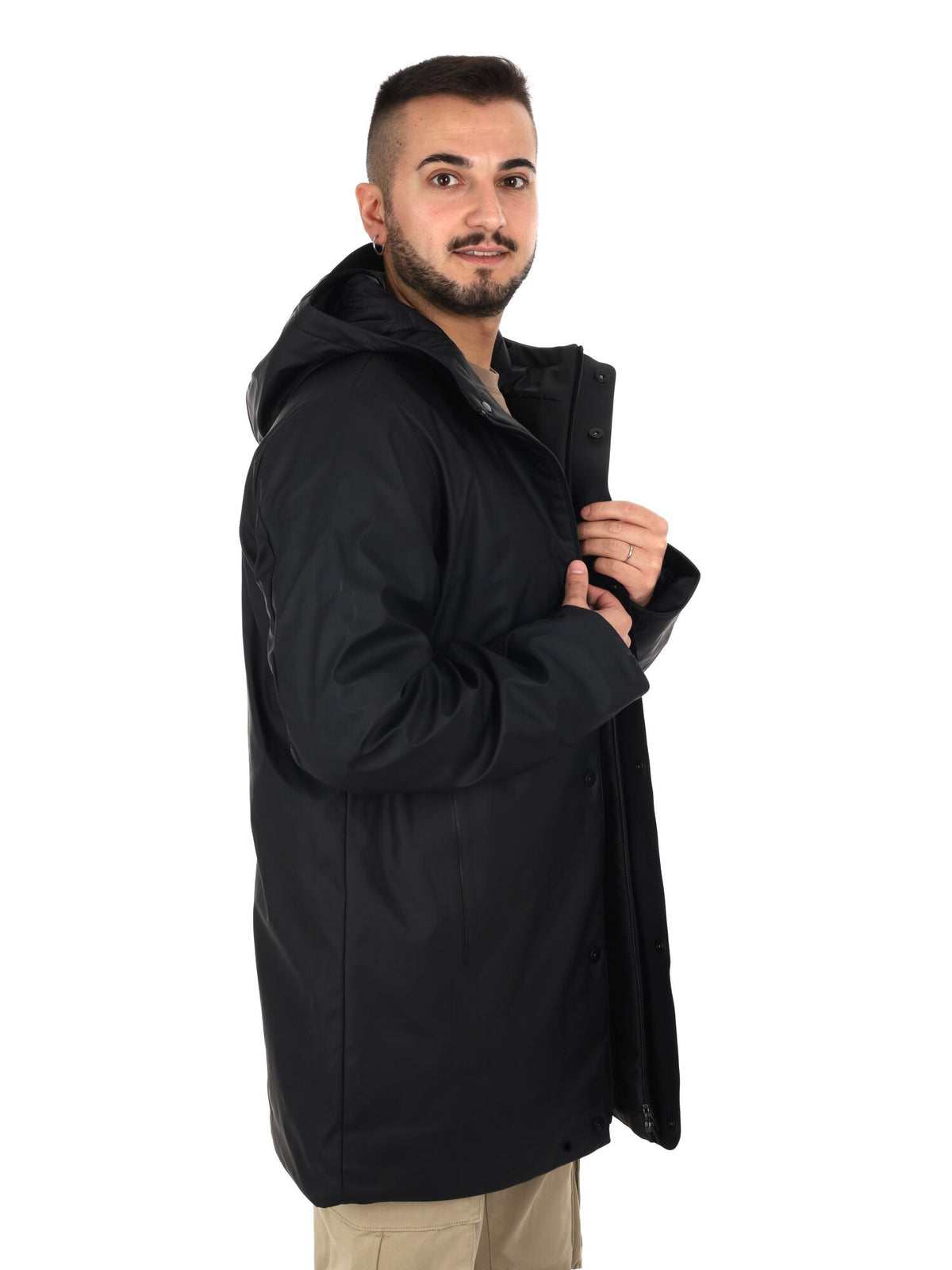 Kappa draos giaccone da uomo nero