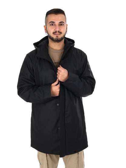 Kappa draos giaccone da uomo nero