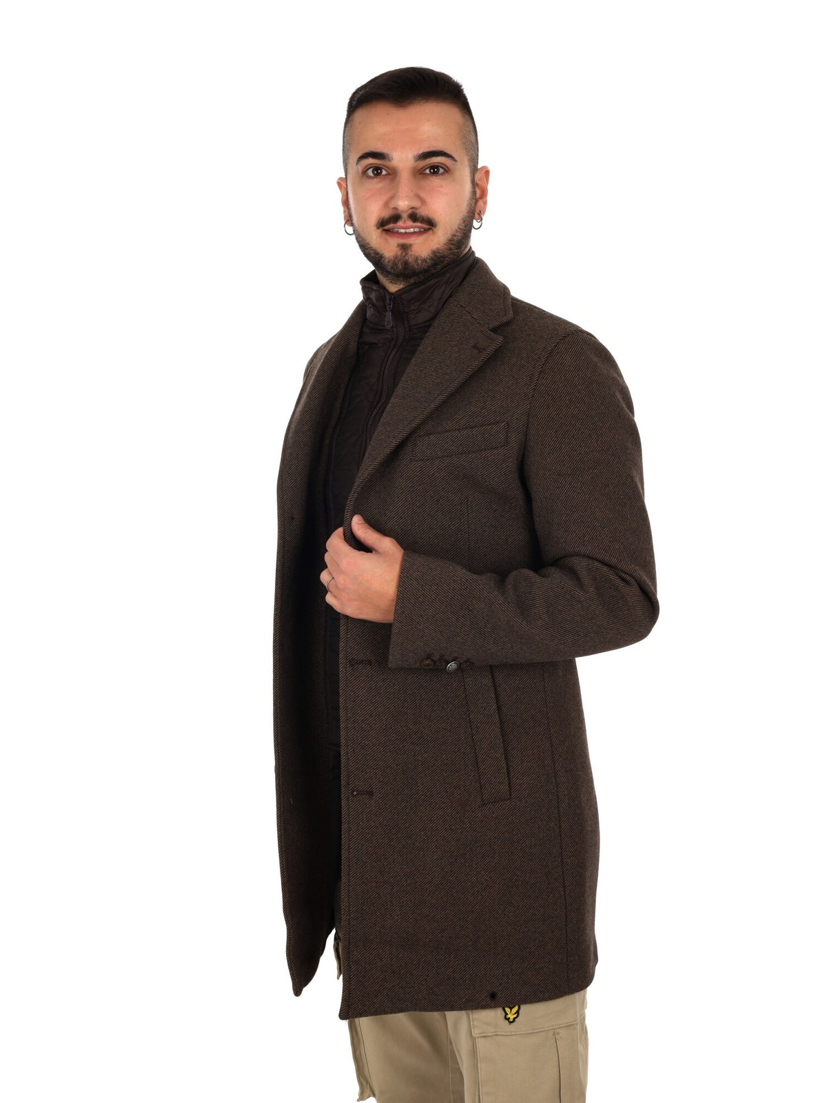 Fb cappotto da uomo moro