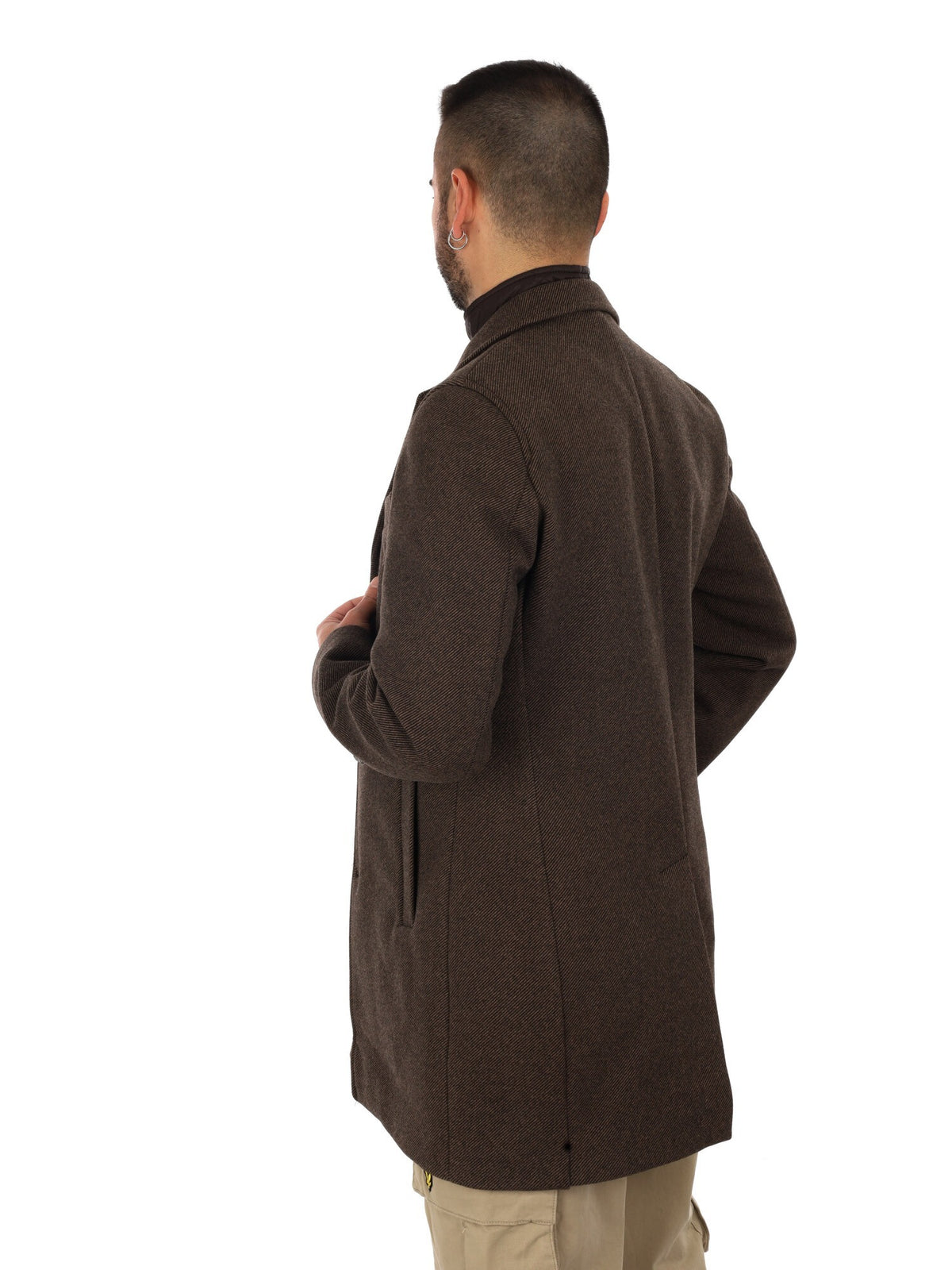 Fb cappotto da uomo moro