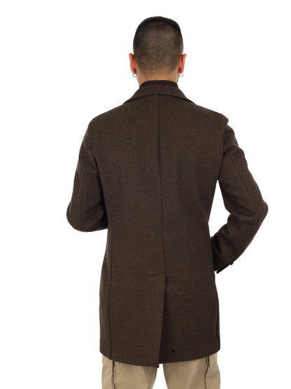 Fb cappotto da uomo moro