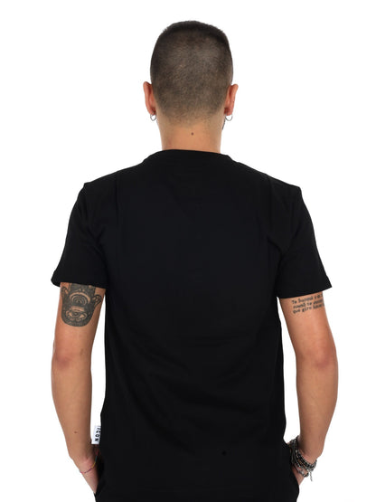 Icon t-shirt mm da uomo nero-bianco
