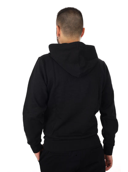 Kappa korpo dafers felpa da uomo nero-bianco