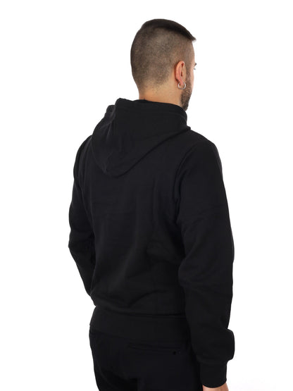 Kappa korpo dafers felpa da uomo nero-bianco