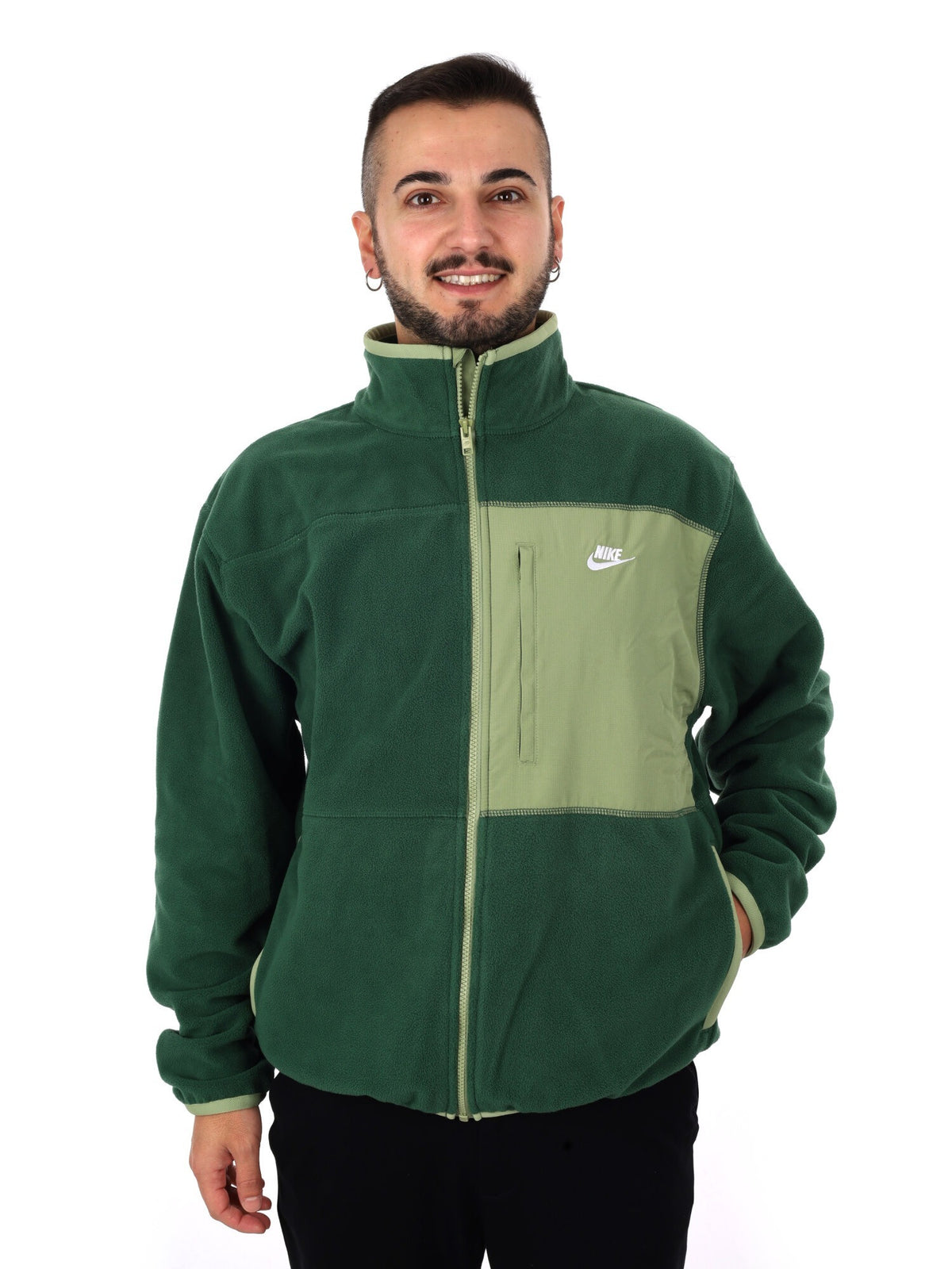 Nike pile club fullz da uomo oliva