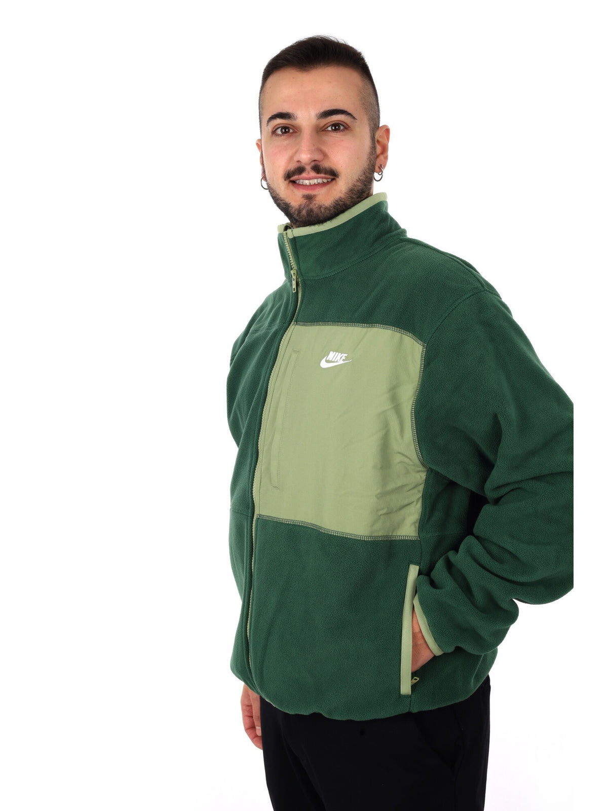 Nike pile club fullz da uomo oliva