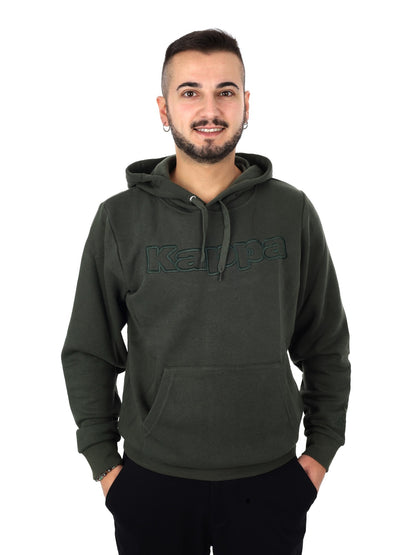 Kappa korpo dafers felpa da uomo verde