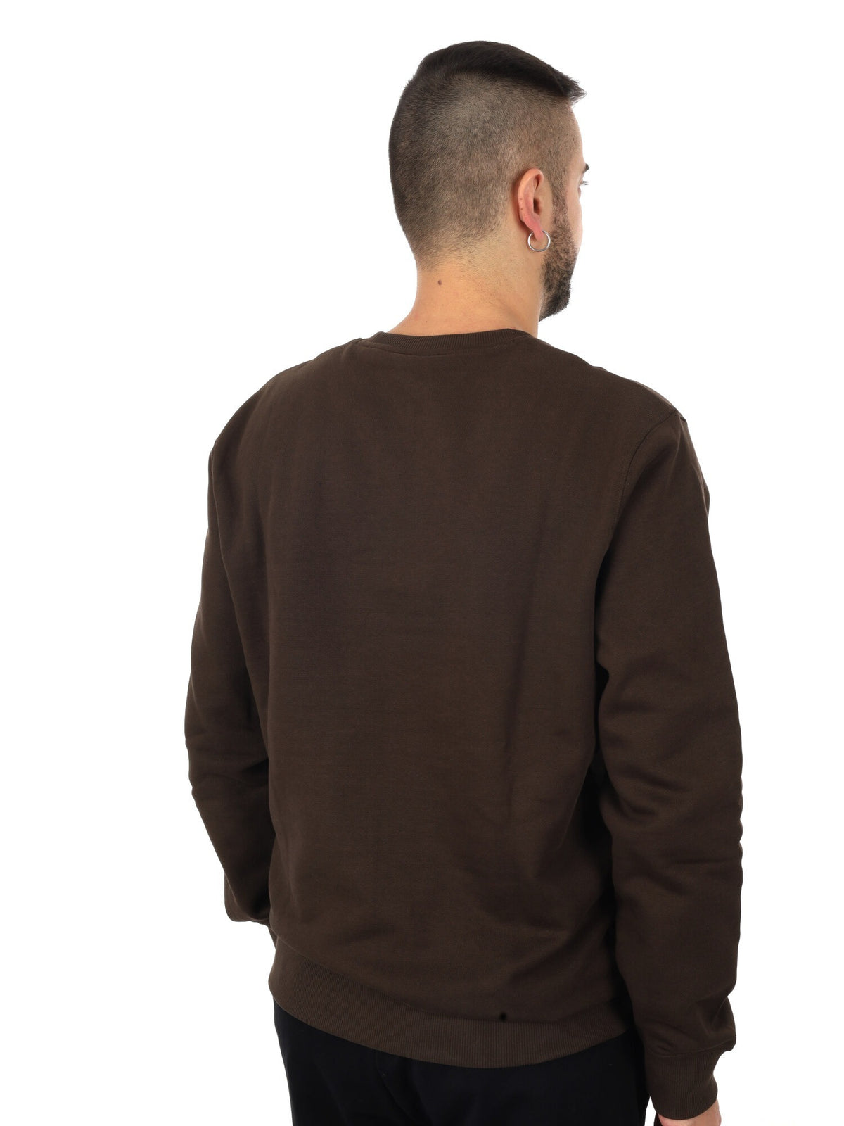 Lyle&scott felpa gir da uomo ebano