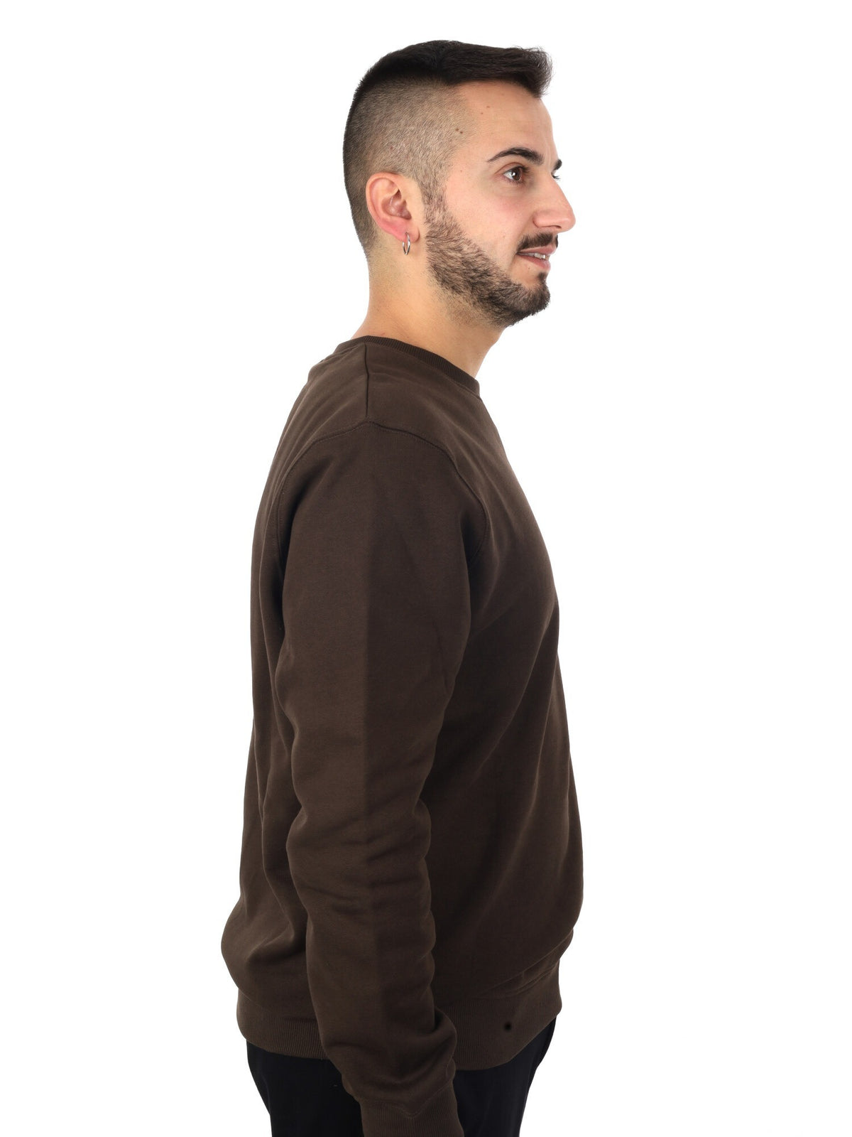 Lyle&scott felpa gir da uomo ebano