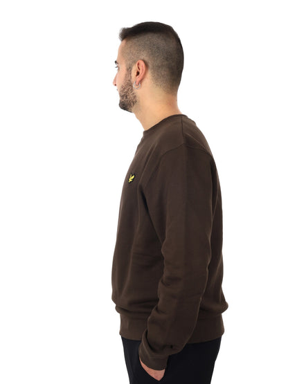 Lyle&scott felpa gir da uomo ebano