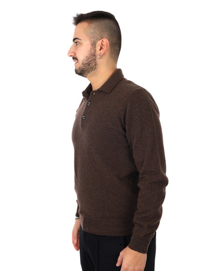 Fb maglia polo cashm da uomo moro