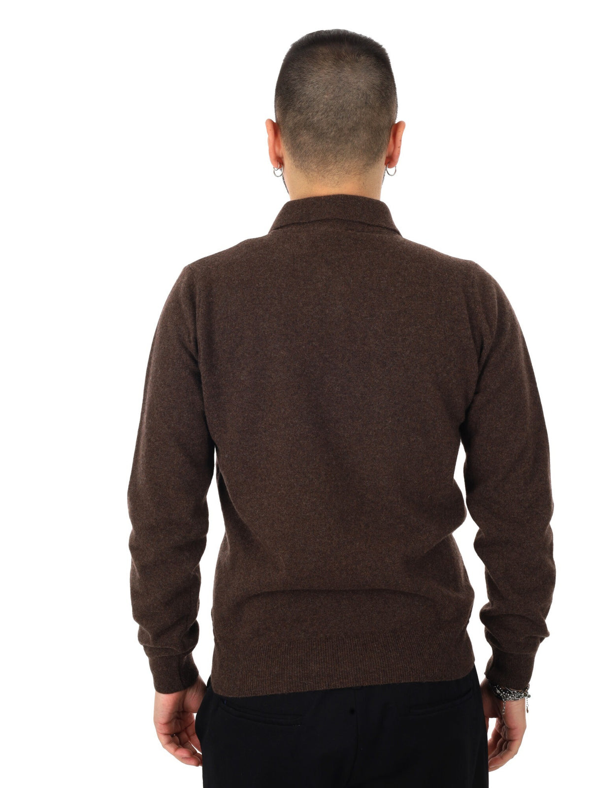 Fb maglia polo cashm da uomo moro
