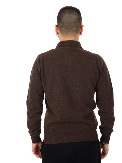 Fb maglia polo cashm da uomo moro