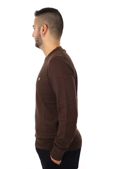 Lyle&scott maglia co da uomo ebano