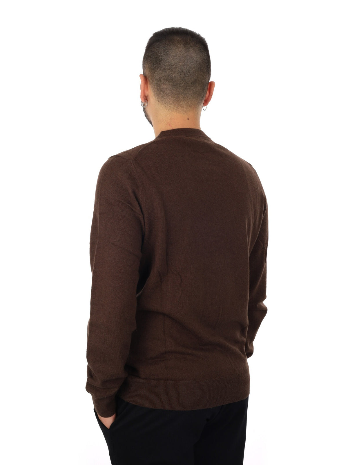 Lyle&scott maglia co da uomo ebano