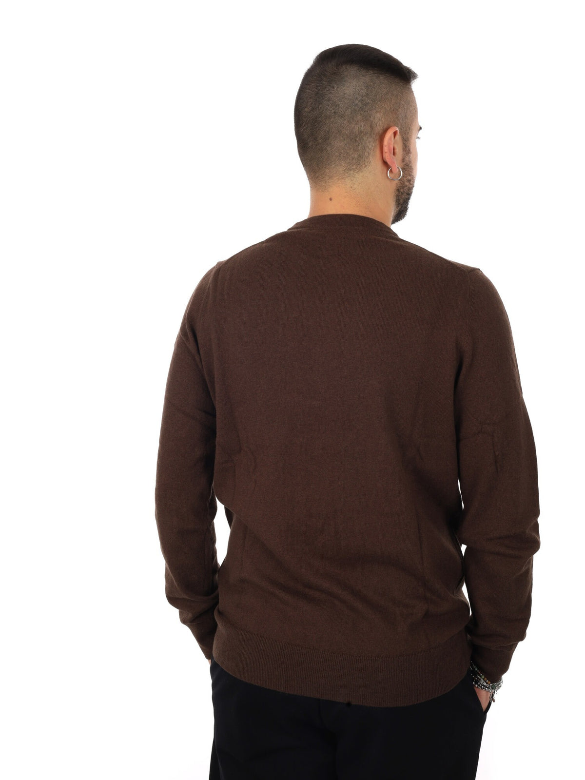 Lyle&scott maglia co da uomo ebano