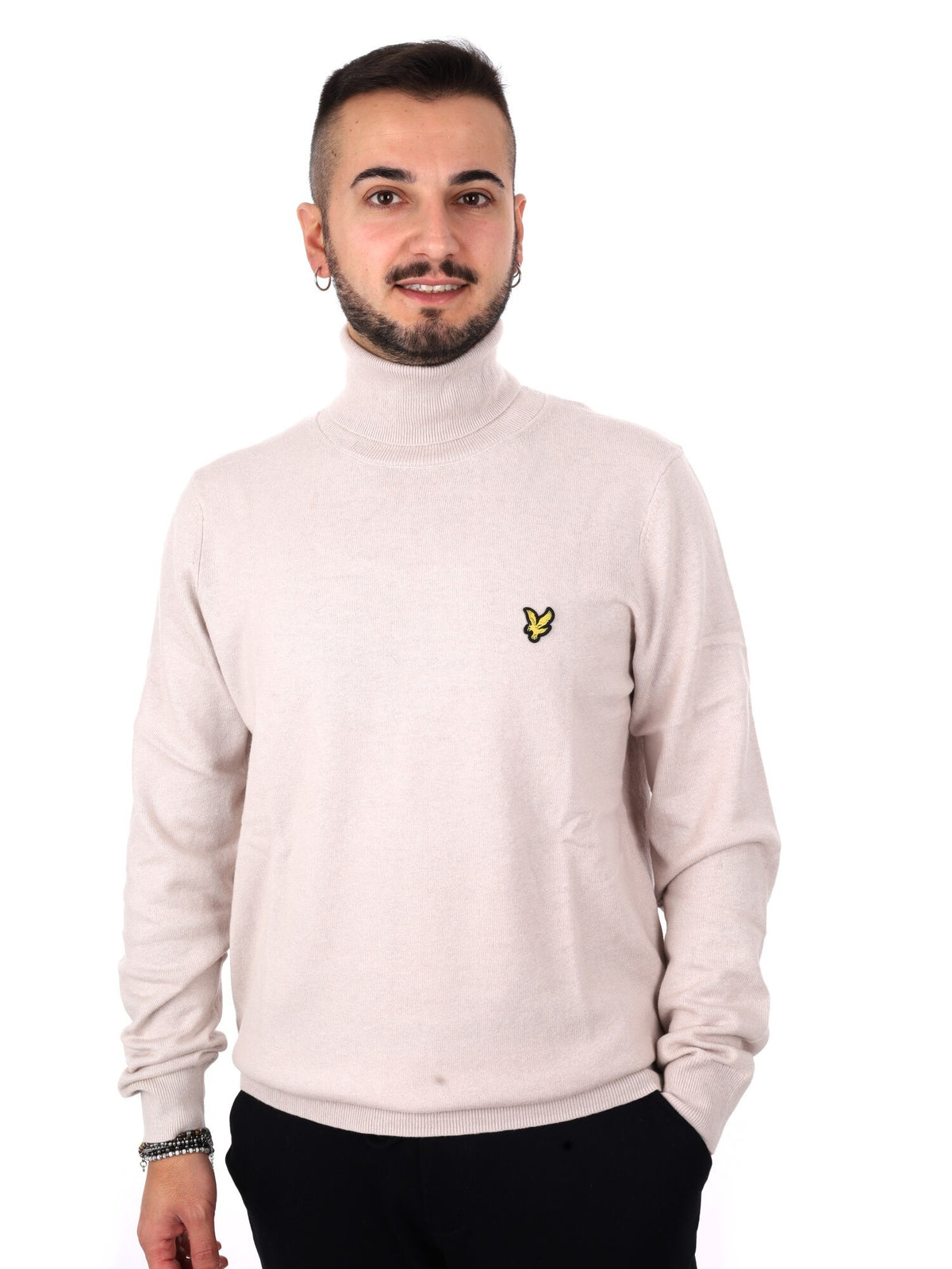 Lyle&scott maglia co da uomo beige