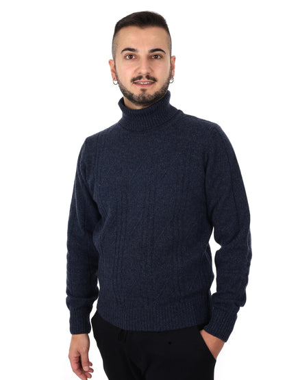 Fb maglia dolce cash da uomo blu