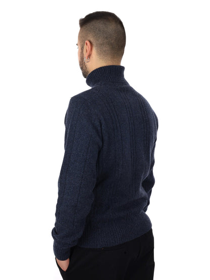 Fb maglia dolce cash da uomo blu