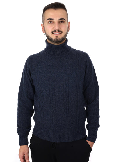 Fb maglia dolce cash da uomo blu
