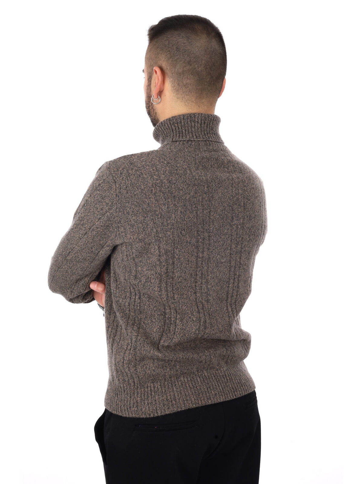 Fb maglia dolce cash da uomo tortora