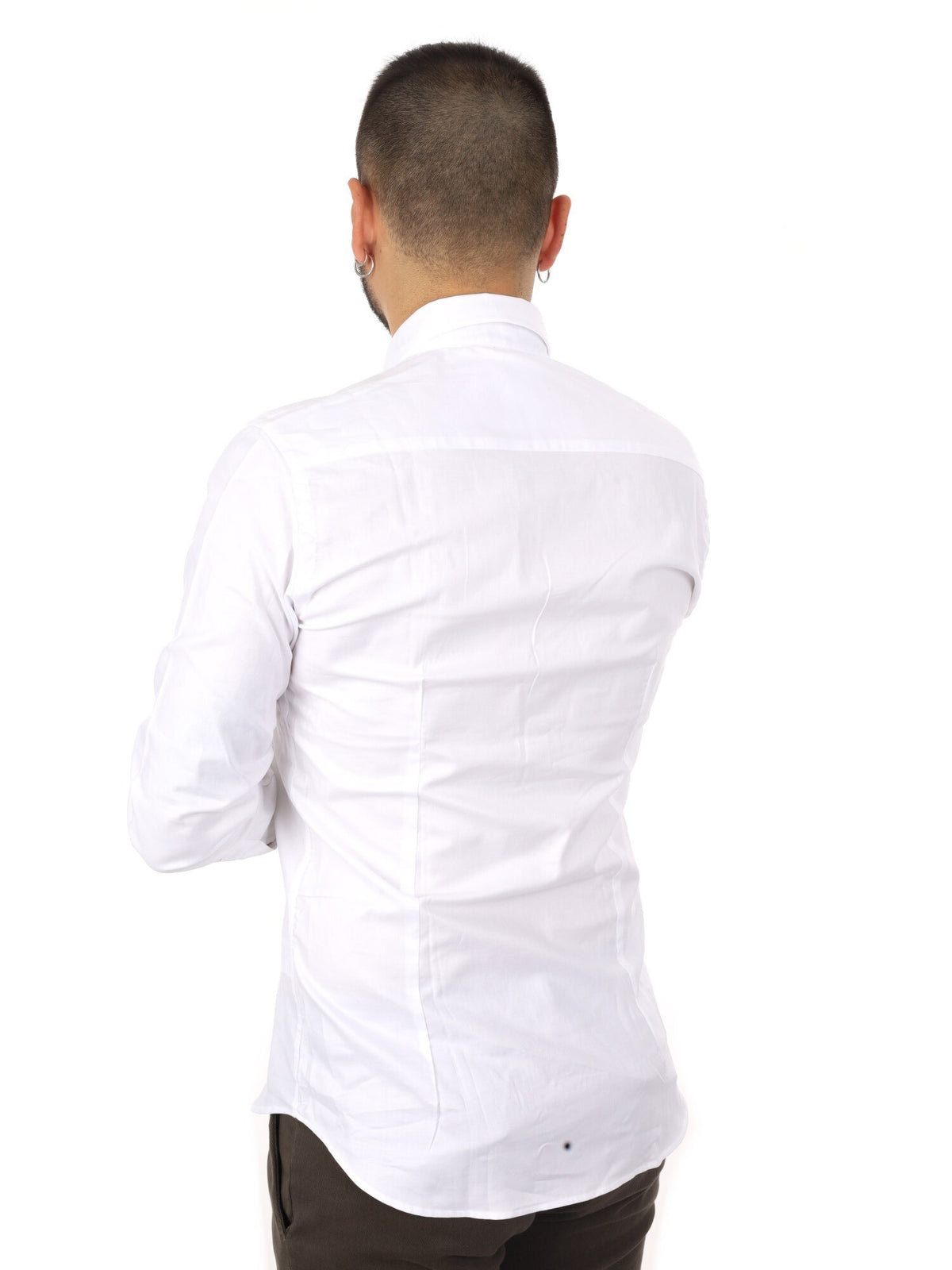 Fb camicia oxford da uomo bianco