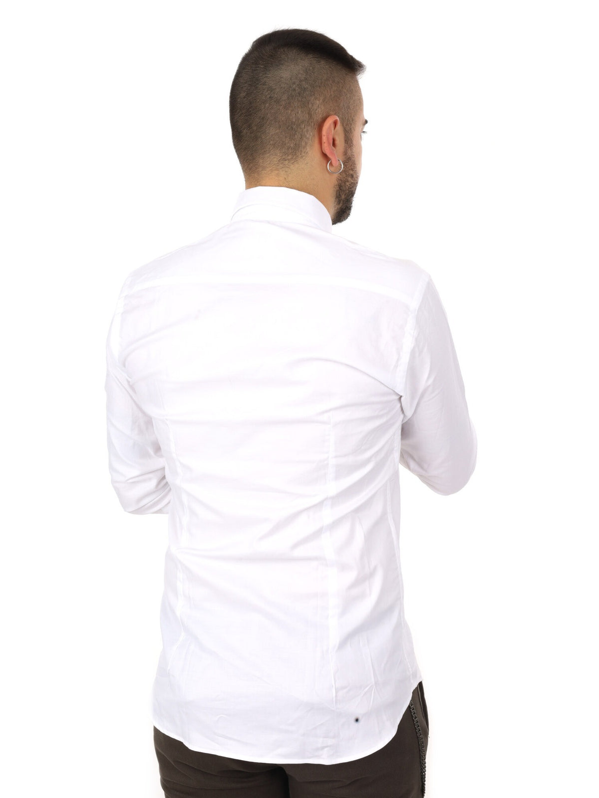 Fb camicia oxford da uomo bianco