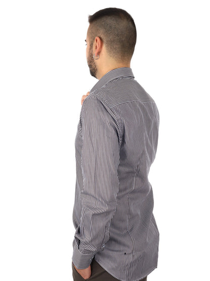 Fb camicia bd da uomo marrone