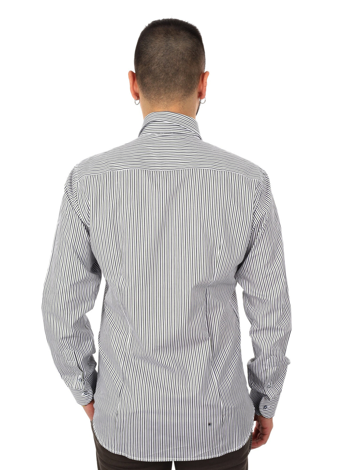 Fb camicia bd da uomo bianco-verde