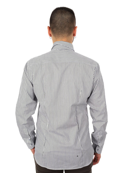 Fb camicia bd da uomo bianco-verde