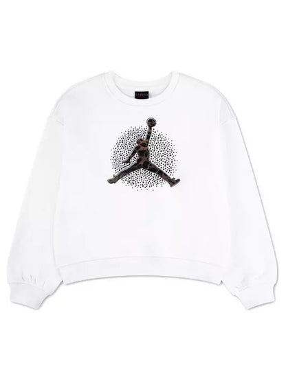 Jordan g. felpa fl o da bambino/a bianco