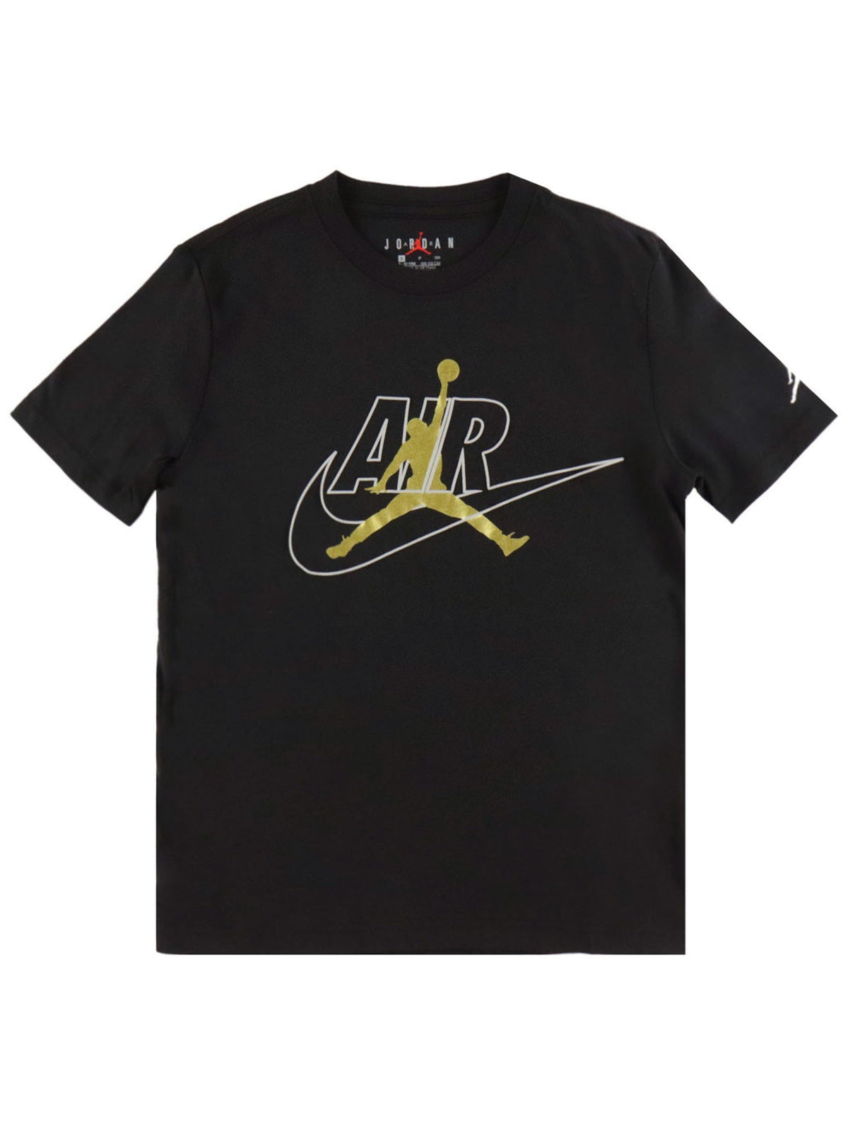 Jordan b. t-shirt da bambino/a nero oro