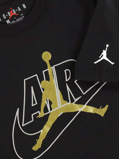 Jordan b. t-shirt da bambino/a nero oro