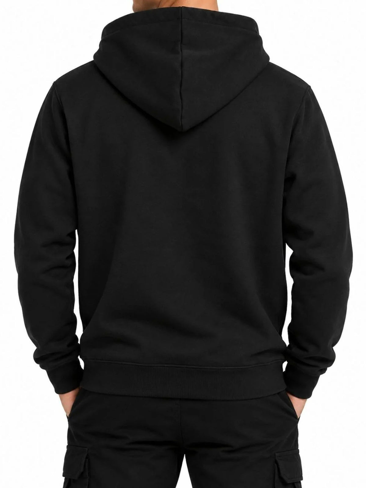 DS2 felpa cappuccio da uomo nero