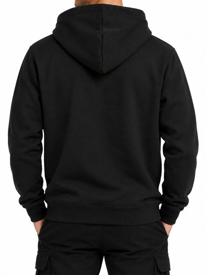 DS2 felpa cappuccio da uomo nero