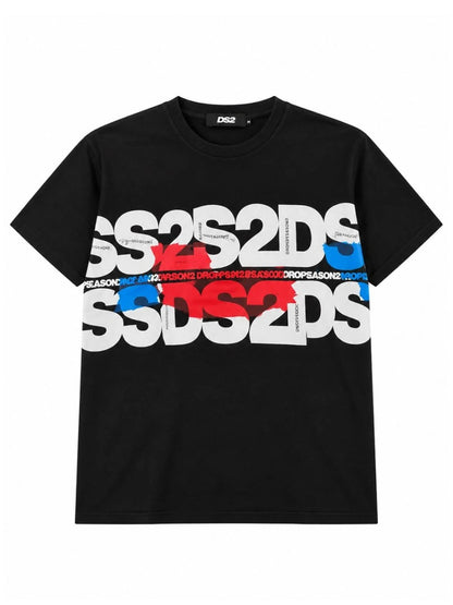 DS2 t-shirt mm da uomo nero