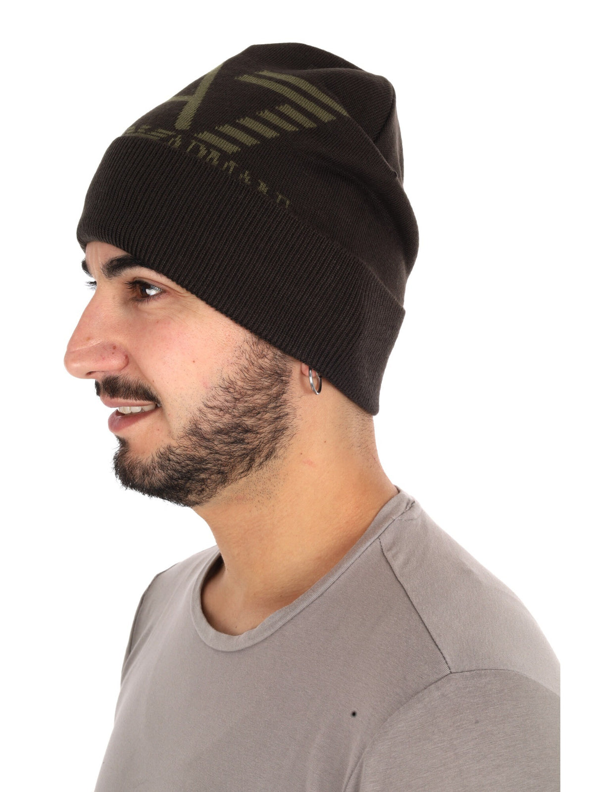 EA7 mountain beanie cappello da unisex marrone