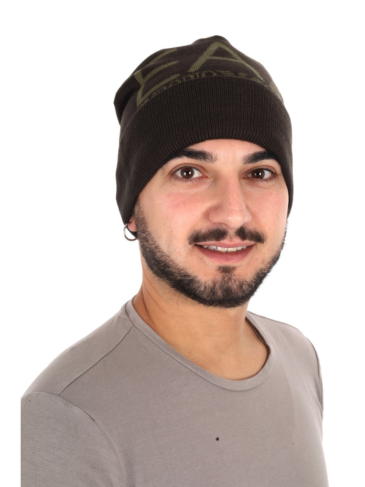 EA7 mountain beanie cappello da unisex marrone