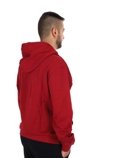 DS2 felpa cappuccio da uomo bordeaux