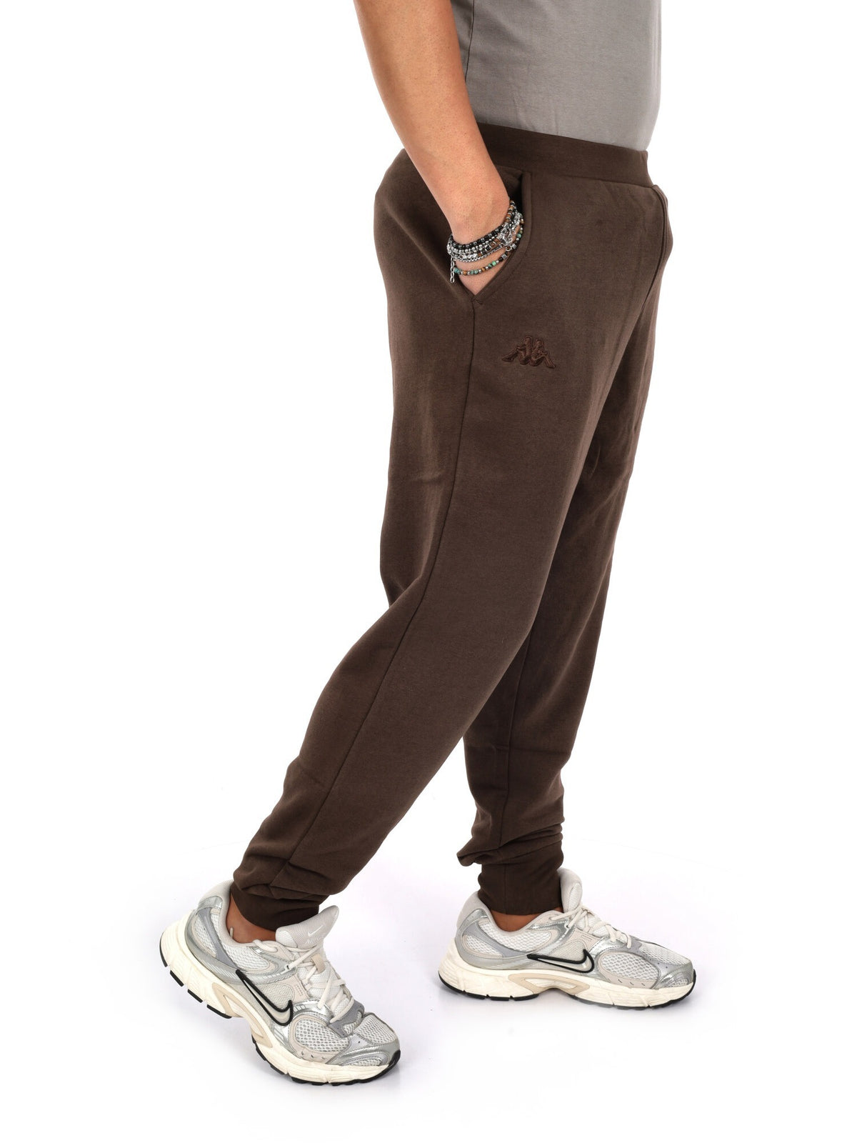 Kappa korpo zant pantalone da uomo marrone