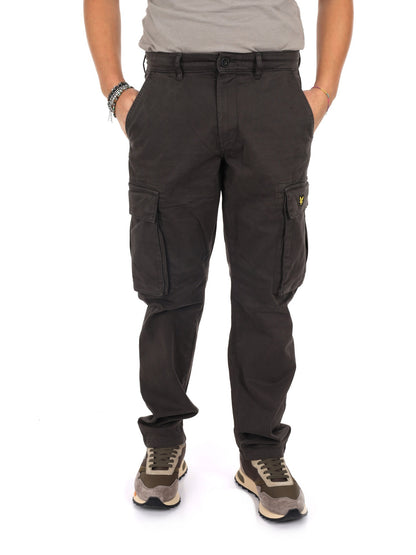 Lyle&scott cargo pantalone da uomo asfalto