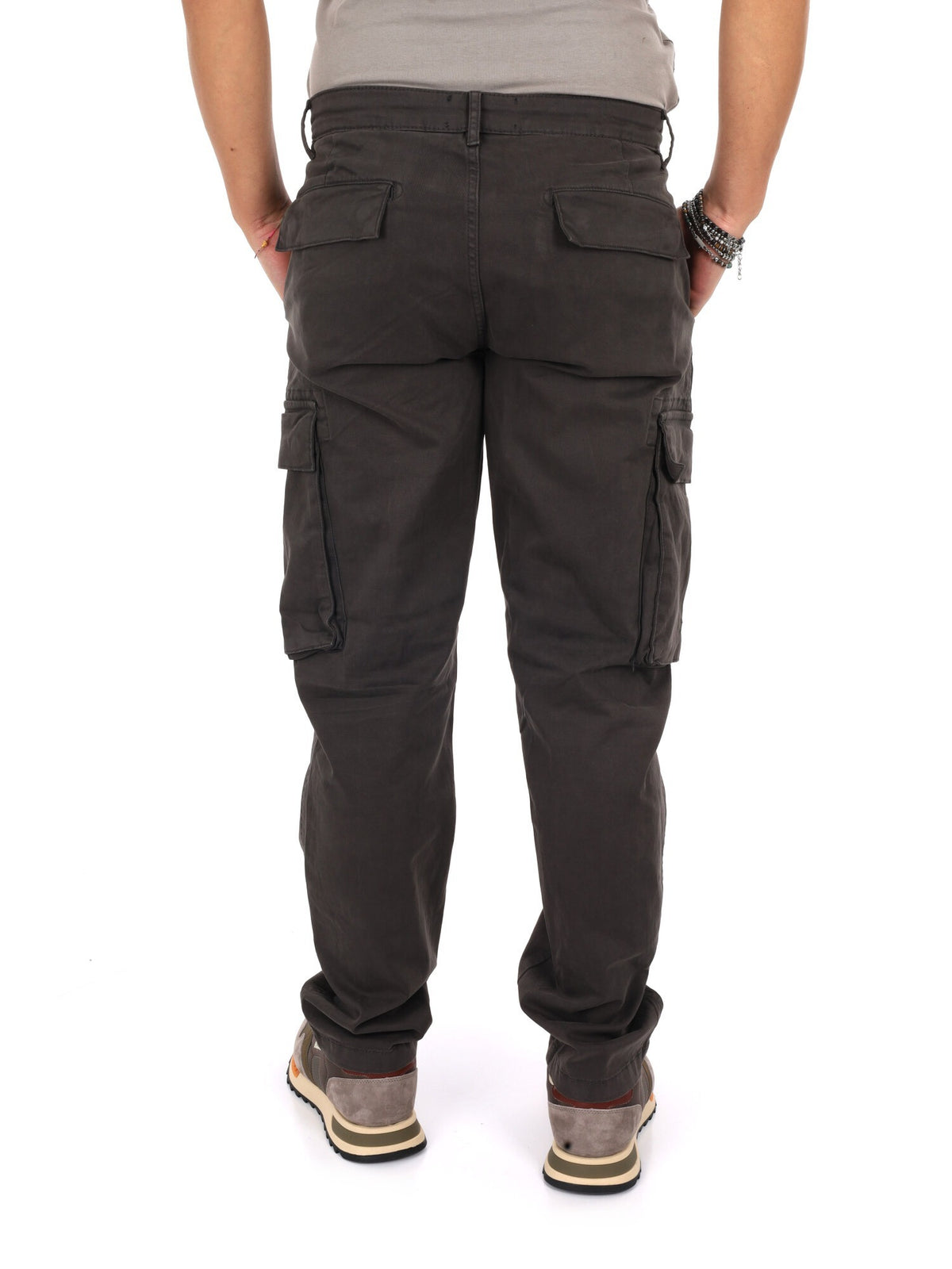Lyle&scott cargo pantalone da uomo asfalto