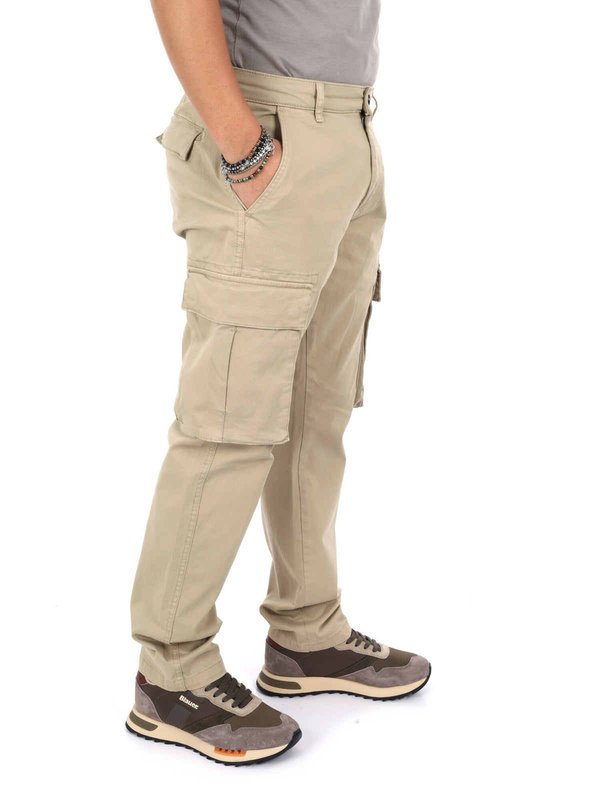 Lyle&scott cargo pantalone da uomo sand
