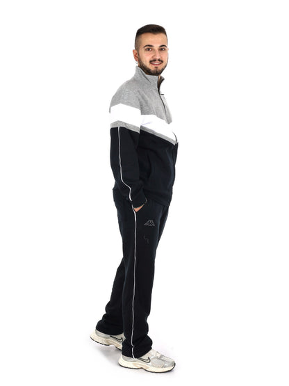 Kappa sistah tuta da uomo grigio-nero