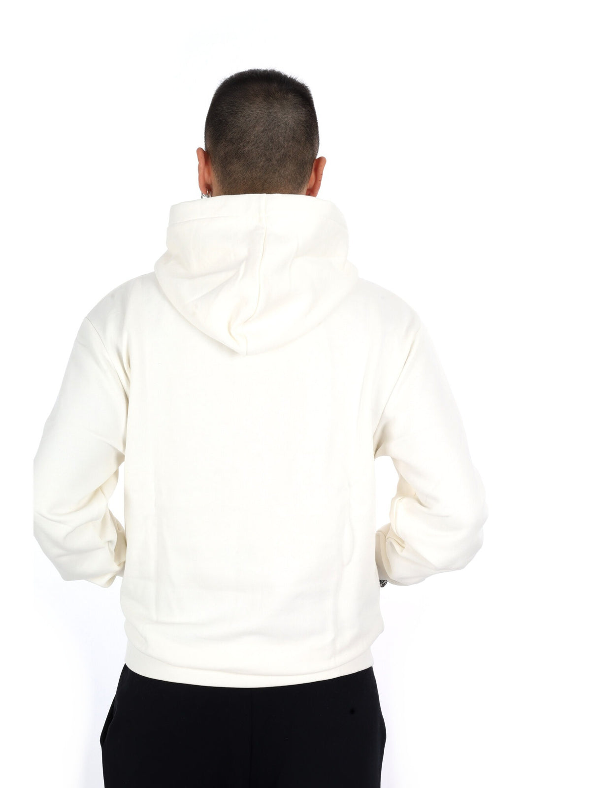 DS2 felpa cappuccio da uomo bianco