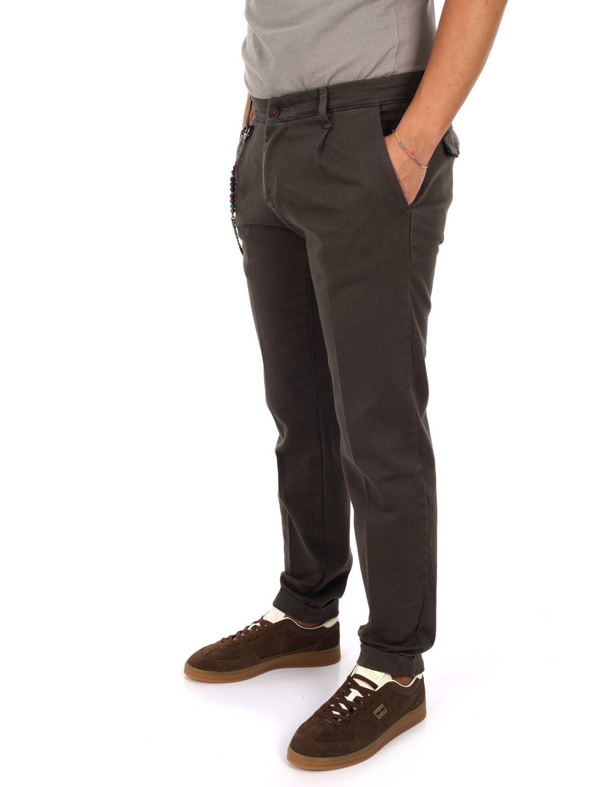 Fb panta pence+caten pantalone da uomo fango