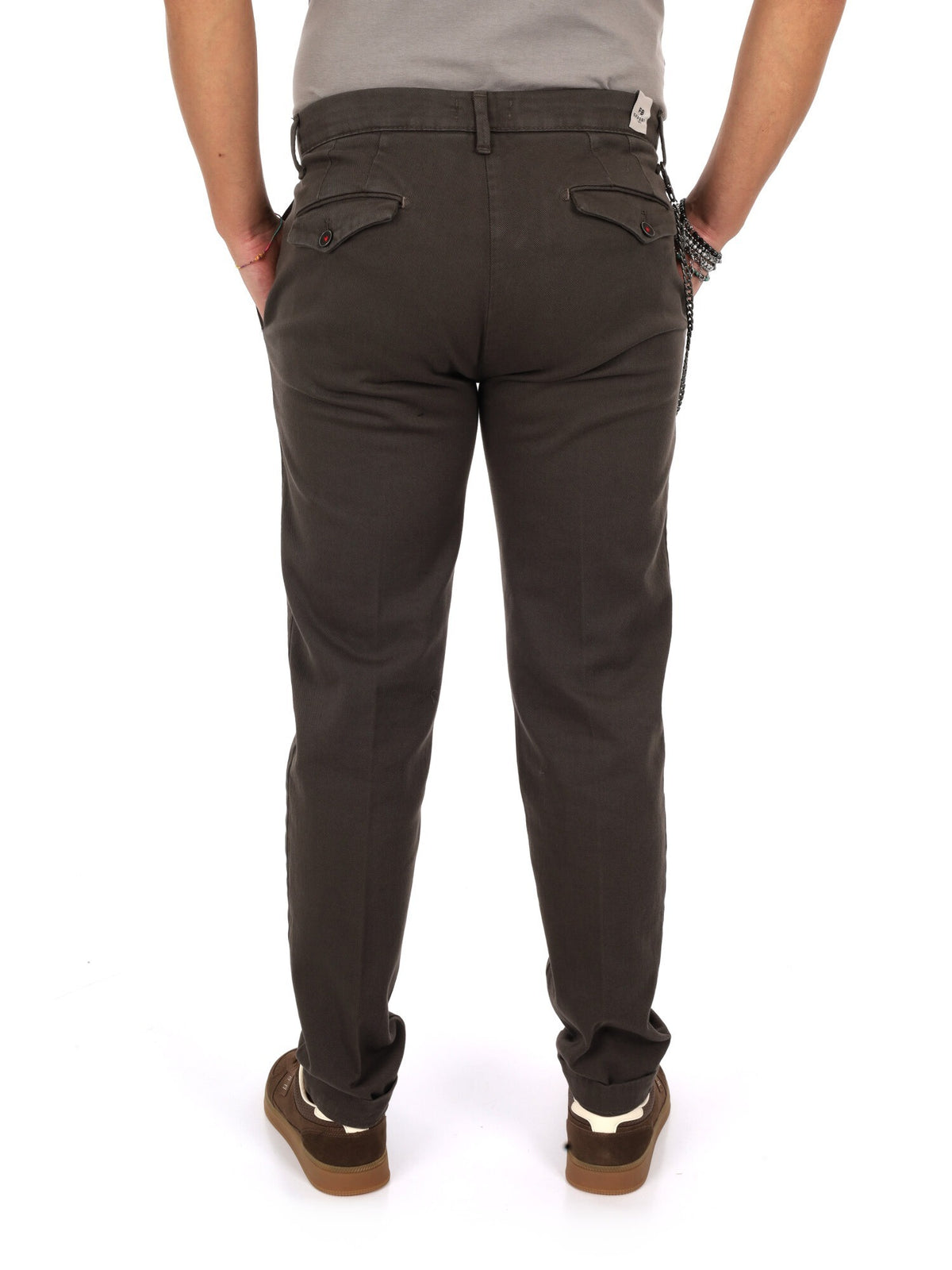 Fb panta pence+caten pantalone da uomo fango
