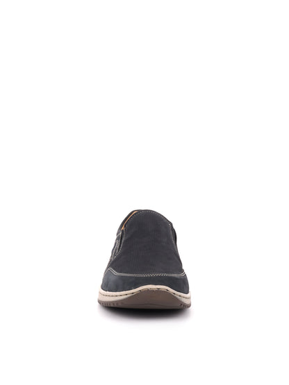 MOCASSINO CON INSERTI ELASTICI VALLEVERDE UOMO BLU