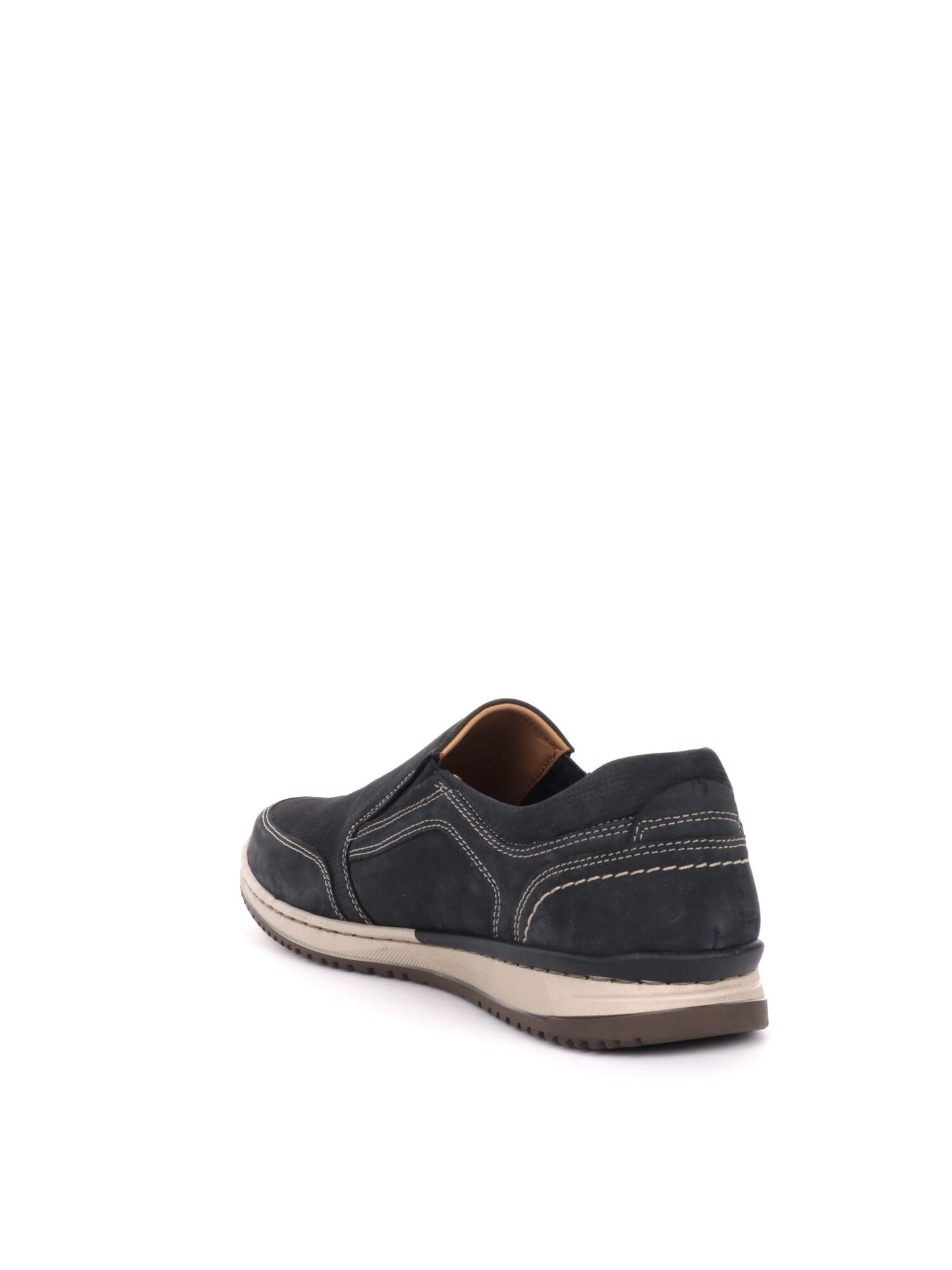MOCASSINO CON INSERTI ELASTICI VALLEVERDE UOMO BLU