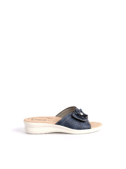 Ciabatte donna Tiglio modello 181 blu casual comode e leggere